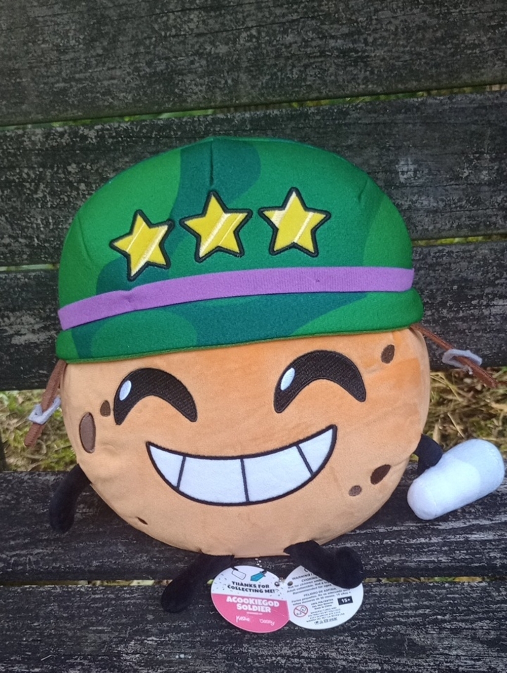RARE Plush CookieGod Soldier Youtooz  - Cookie Army